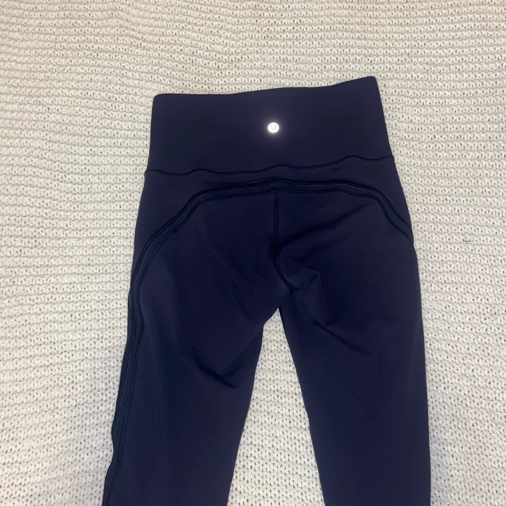 navy lululemon leggings